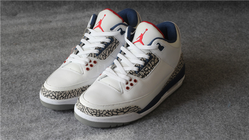 Air Jordan III 3 OG True Blue White Nike Back